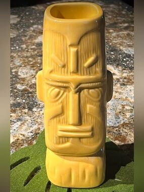 Kon Tiki Collectible Mug Tiki Farm 2017 Rare Limited Edition Sunbeam Yellow Head